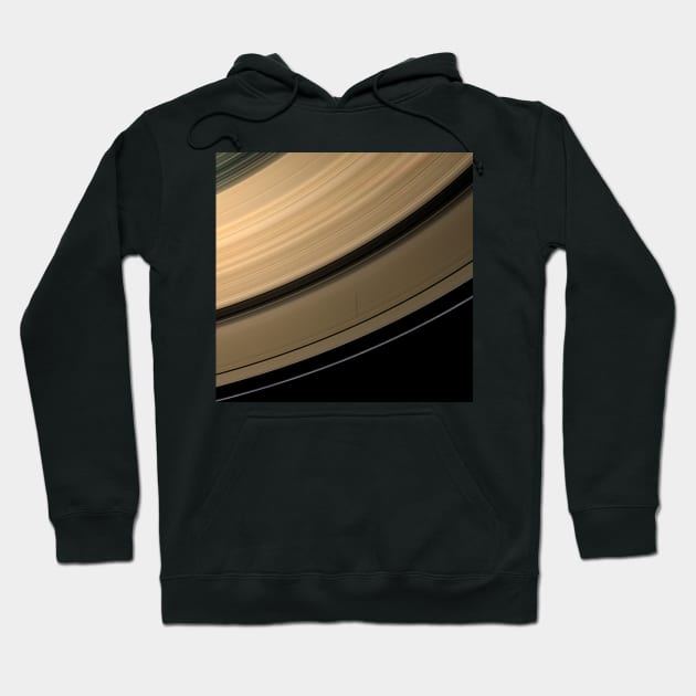 Saturn's rings at equinox, Cassini image (C012/2505) Hoodie by SciencePhoto